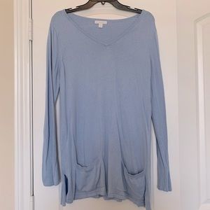 NY&C Light Blue Tunic Sweater